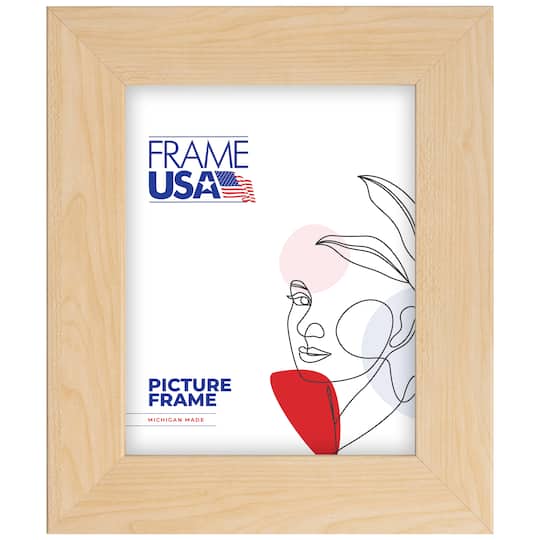 Frame USA Corporate Wide American Maple Single Image Picture Frame